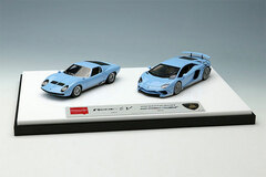 1/43 Lamborghini Super Veloce Set Light Blue/ Silver