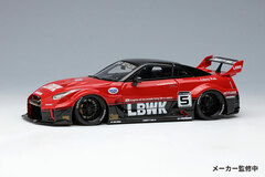 1/43 LB- Silhouette Works GT 35GT-RR Red / Black