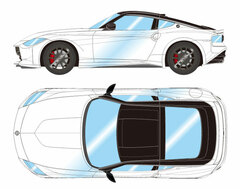 1/43 Nissan Fairlady Z Version ST 2023 (JP) Prism White / Super Black