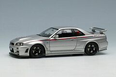 1/43 Nismo R34 GT-R Z-tune Silver / NISMO Stripe