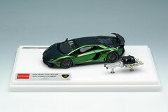 1/43 Lamborghini Aventador LP750-4 SV 2015 with Engine Seyfert (Large Silver SV Logo)