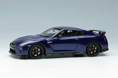 1/43 Nissan GT-R Track Edition Engineered by Nismo 2017 Aurora Flare Blue Pearl