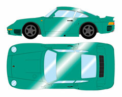 1/43 Porsche 959 1986 Emerald Green Metallic