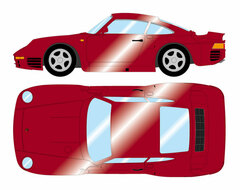 1/43 Porsche 959 1986 Wine Metallic