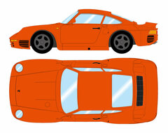 1/43 Porsche 959 1986 Orange