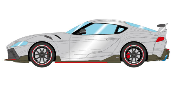 1/43 Toms GR Supra 2020 Silver Metallic