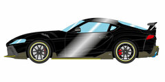 1/43 Tom's GR Supra 2020 Black Metallic