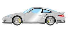 1/43 Porsche 911 (997.2) Turbo S 2011 GT Silver Metallic