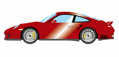 1/43 Porsche 911 (997.2) Turbo S 2011 Ruby Red Metallic