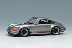 1/43 Singer 911 (964) Titanium Silver (Dark Blue Stripe)
