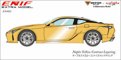 1/43 LEXUS LC500 Right-hand Steering Type Interior Color: Oak, Naples Yellow Contrast Layering