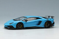 1/43 Lamborghini Aventador LP750-4 SV 2015 Baby Blue (Large Black SV Logo)