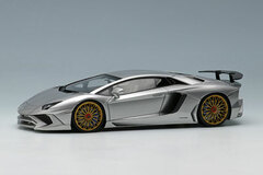1/43 Lamborghini Aventador LP750-4 SV 2015 All Silver