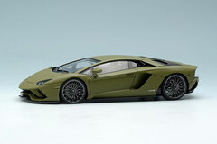 1/43 Lamborghini Aventador S 2017 -Center lock wheel Ver.- (Carbon Edition) Army Green