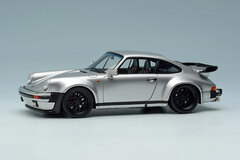 1/43 Porsche 930 Turbo 1988 (52 wheel) Silver (Black Interior, Matte Black Wheel)