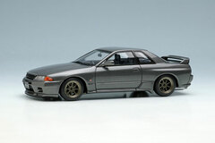 1/43 Nissan Skyline GT-R (BNR32) (RS Watanabe 8 Spoke Wheel) Gun Gray Metallic