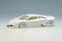 1/43 Lamborghini Huracan EVO 2019 (Loge Wheel) Bianco Canopus (Matte Pearl White)