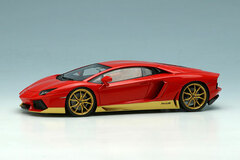 1/43 Lamborghini Aventador Miura Homage 2016 Red / Gold (Brown Interior)
