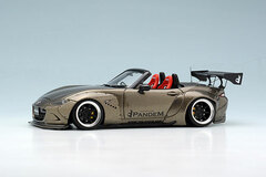 1/43 PANDEM ROADSTER (ND) Titanium Silver / RS Watanabe 8 spork 17inch (Black / Polished Rim)