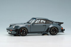 1/43 Porsche 930 turbo 1988 Slate Gray (Black Interior, Matte Black / Clear Black Rim)
