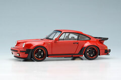 1/43 Porsche 930 turbo 1988 Red (Black Interior, Matte Black / Bronze Rim)