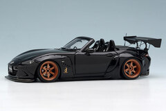 1/43 PANDEM ROADSTER (ND) Black / 6 spork Wheel (Bronze)