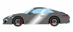 1/43 Porsche 911 (991) Carrera 4 GTS 2014 Agate Gray Metallic