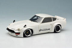 1/43 PANDEM 240Z White/TE37 Type (Black/Aluminum Rim)