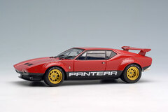 1/43 De Tomaso Pantera GT4 1974 Red/Black w/Rear Wing