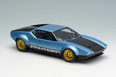 1/43 De Tomaso Pantera GT4 1974 Light Blue Metallic/Black