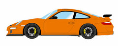 1/43 Porsche 911 (997) GT3 RS 2007 Orange