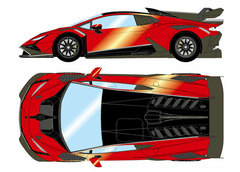 1/43 Lamborghini Huracan Super Trofeo EVO2 2021 Rosso Efesto (Candy Red)