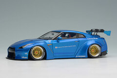 1/43 LB WORKS R35 GT-R GT wing ver. Candy Blue / BBS LM Wheel Gold