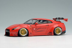 1/43 LB WORKS R35 GT-R GT wing ver. Red / BBS LM Wheel Gold