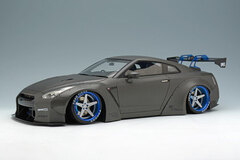 Large Scale 1/18 LB WORKS R35 GT-R Matte Gray Metallic / SKY FORGED 20in. Wheel