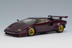 1/43 Lamborghini Countach LP500S Deep Purple Metallic -Leather Base Style-