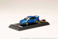 1/64 Subaru Impreza 22B STi Version (GC8 Modified) w/Engine Display Model Sonic Blue Mica