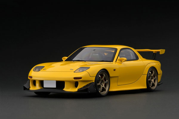 1/18 INITIAL D Mazda RX-7 (FD3S) Yellow