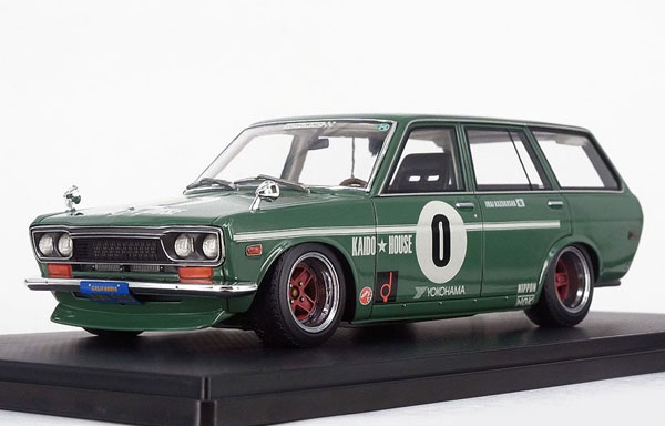 1/18 Datsun Bluebird (510) Wagon Green