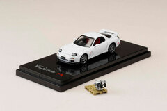 1/64 Mazda RX-7 (FD3S) SPIRIT R TYPE A w/Engine Display Model Pure White