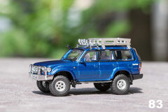 1/64 Toyota Land Cruiser LC80 Off-road Version LHD Blue