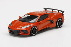 1/64 Chevrolet Corvette Stingray 2020 Sebring Orange Tent Coat (Left-hand Steering)