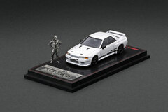 1/64 TOP SECRET GT-R (VR32) White With Mr.Nagata *w/Metal Figure