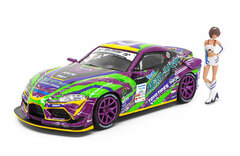 1/64 EVA RT Unit-01 GR Supra D1 Grand Prix Series 2020 with Race Queen Figure