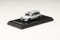 1/64 Honda CIVIC Si (AT) 1984 Custom Version (Wonder Vic) Silver Metallic