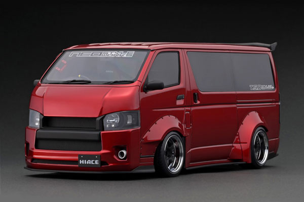 1/18 T.S.D WORKS HIACE Red Metallic