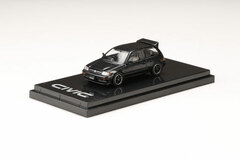 1/64 Honda CIVIC Si (AT) 1984 Custom Version (Wonder Vic) Black (Custom Color)