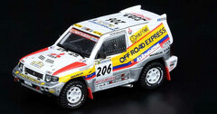 1/64 Mitsubishi Pajero Evolution #206 Paris - Dakar 1998 Winner