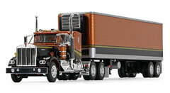 1/64 Kenworth W900A 36 Inch Sleeper w/40ft Reefer, Vintage Trailer