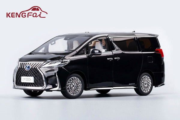 1/18 Lexus LM300h Pearl Black *Right-hand Steering